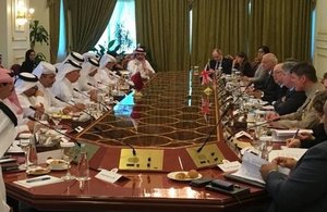 Alistair Burt co-chairs the fourth Qatar-UK Sharaka dialogue