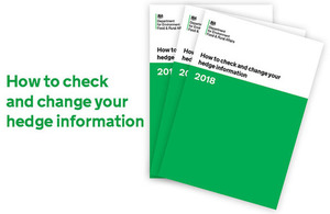 How to check and change your hedge information booklet