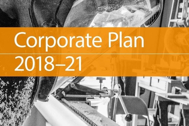 Cover of Ofqual's corporate plan