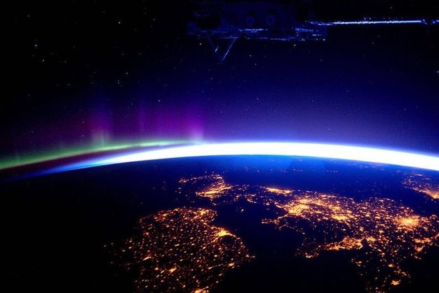 Image of the UK and Ireland from the International Space Station