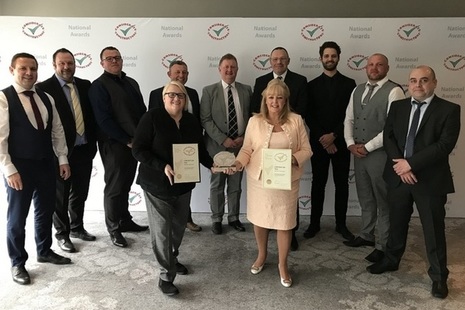 Members of LLWR and GRAHAM Construction receive Gold award from CCS