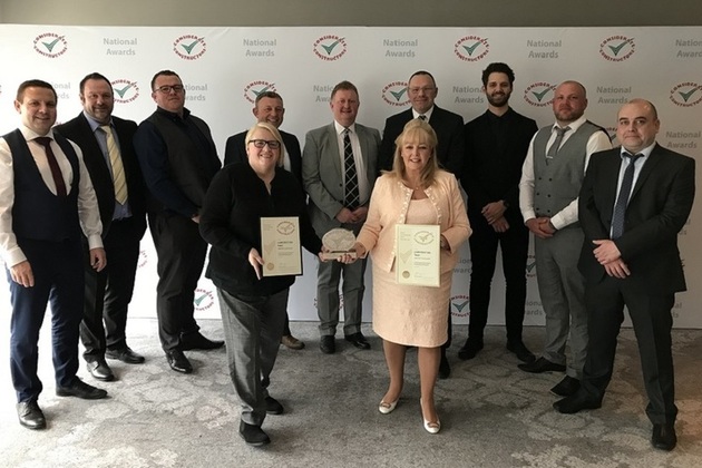 Members of LLWR and GRAHAM Construction receive Gold award from CCS