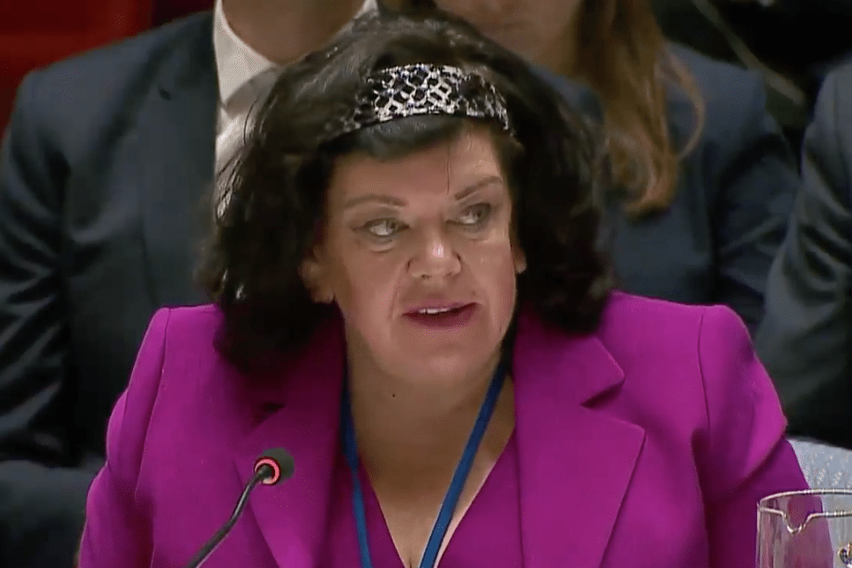 Karen Pierce at UN