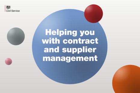 Helping you with managing suppliers and contracts in government