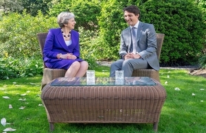 Justin Trudeau and Theresa May