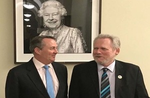 Minister Davies and Liam Fox