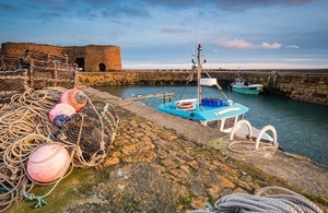 Beadnell Harbour Fishing Gear