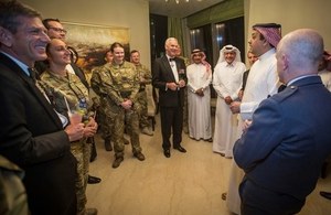 Qatari and British Airmen celebrate RAF 100th Anniversary in Doha