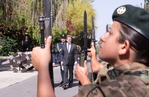 New British High Commissioner Stephen Lillie presents credentials