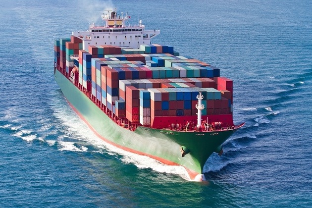 A container ship