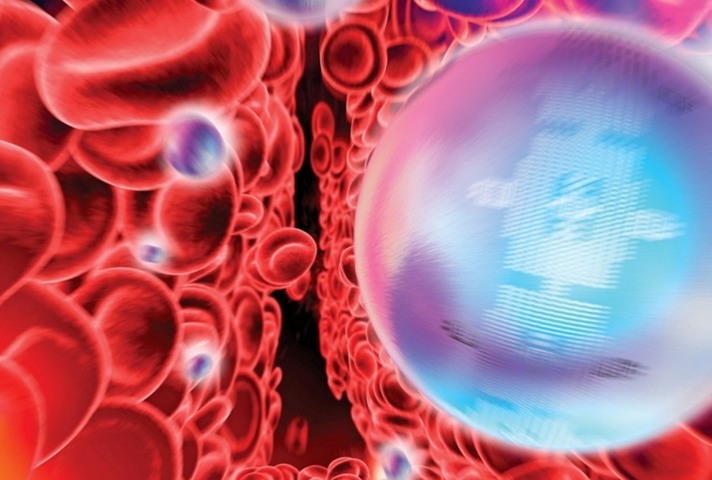 Illustration of red blood cells (image from UKTI Life Sciences Toolkit).