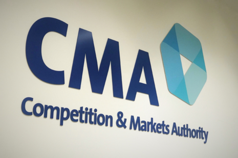 image of the CMA logo on a white wall