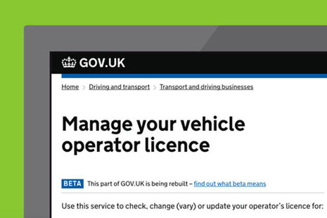 Manage your operator's licence image