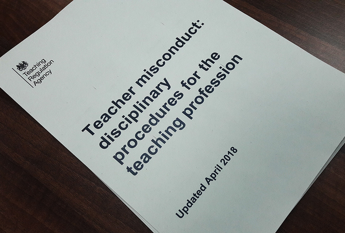 Teacher misconduct: disciplinary proceedings for the teaching profession