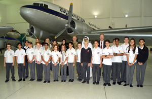 UK Royal Air Force Centenary Baton Relay reaches Al Mahatta museum in Sharjah