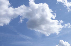 Clouds in sky