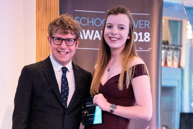 Verity Jackson receives award
