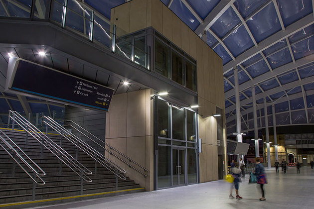 Manchester Victoria rail station.