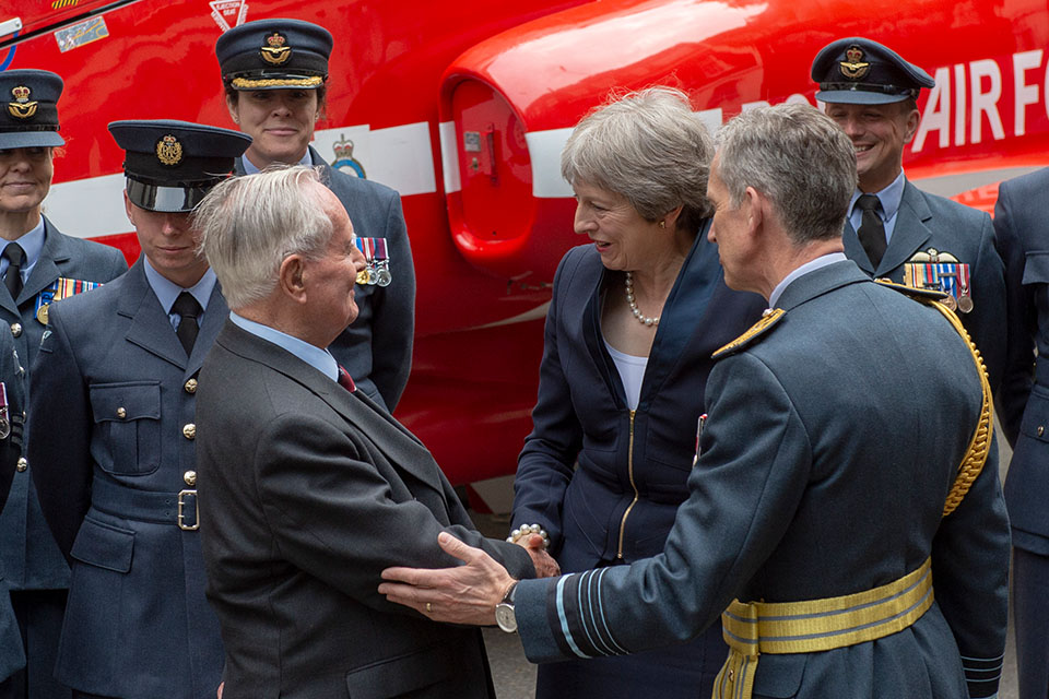 RAF 100 reception