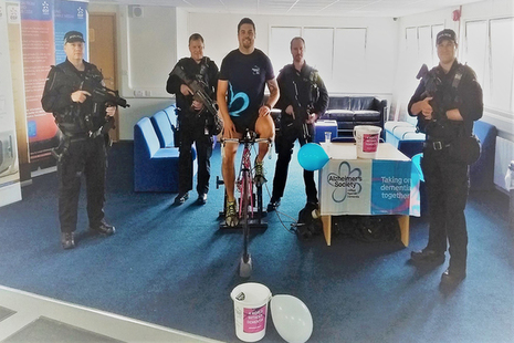 CNC officers take part in sponsored cycle