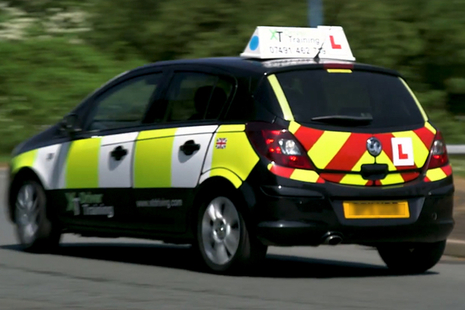 Image of a learner driver vehicle