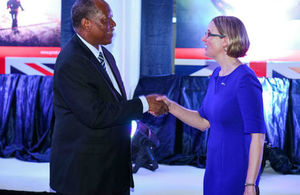 HE Sarah Cooke with Hon. Minister Prof. Kabudi