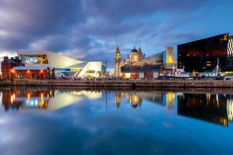 Liverpool at night