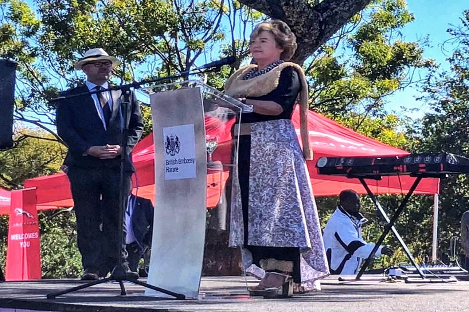 HMA Catriona Laing at the 2018 Queen's Birthday party celebrations
