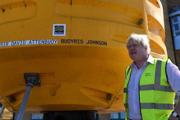 Boris Johnson visits the National Oceanography Centre in Southampton, UK