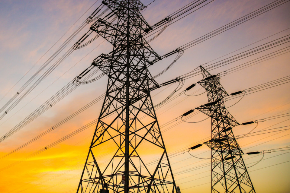 Electricity pylons