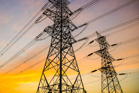Electricity pylons