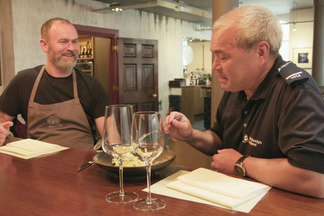 Image of Glynn Purnell and Highways England's Frank Bird
