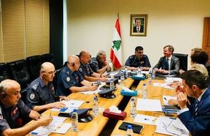 Strategic Project Management Committee meeting between Ambassador Hugo Shorter and Director General of the ISF Major General Imad Osman