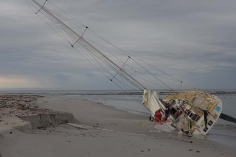CV24 aground