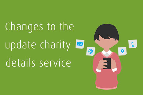 Update charity details service