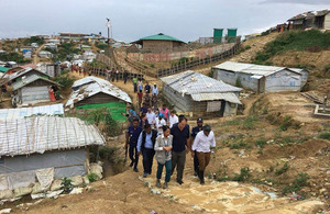 UK Government calls for more international support for Rohingya refugees in Bangladesh