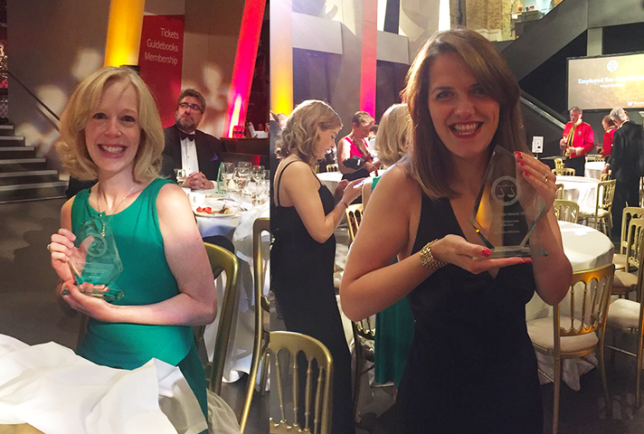 GLD Employed Bar winners pose with their awards