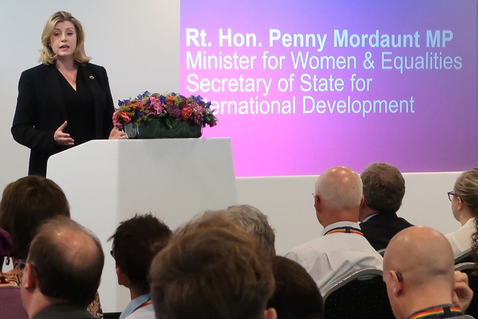 Minister for Women and Equalities Penny Mordaunt