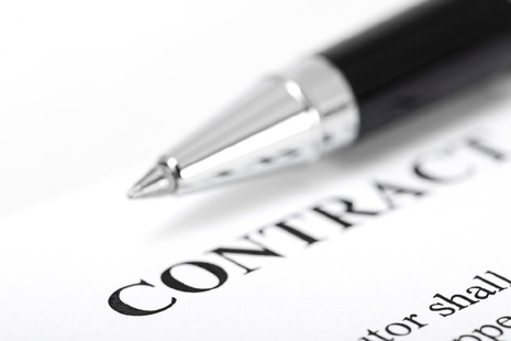 generic image of contract
