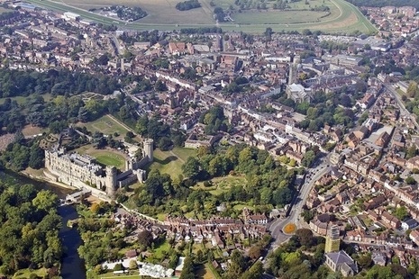 City of Warwick view from the sky (Credit: NorthgateWarwick.co.uk)