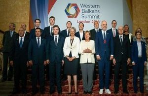 Western Balkans Summit leaders family photo