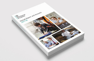 Front cover of 'HMRC annual report and accounts: 2017 to 2018'