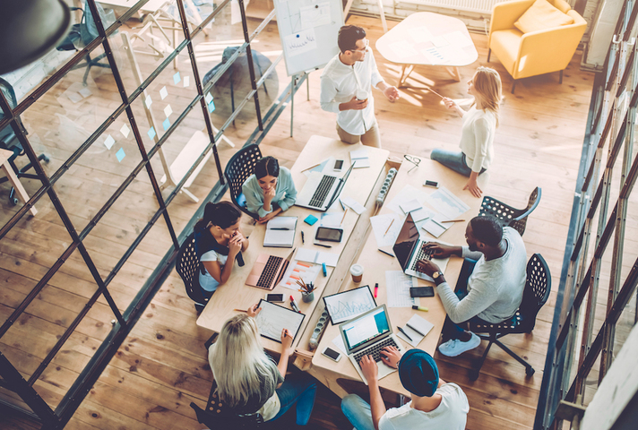 Collaborative workplace.