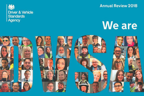 DVSA annual review front cover