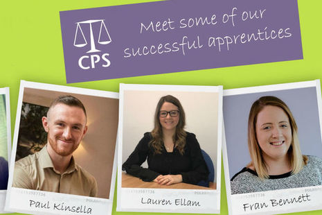 Crown Prosecution Service apprentices