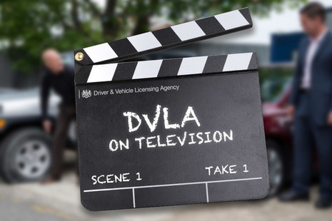 DVLA clapperboard
