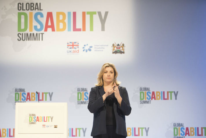 Penny Mordaunt opens Global Disability Summit