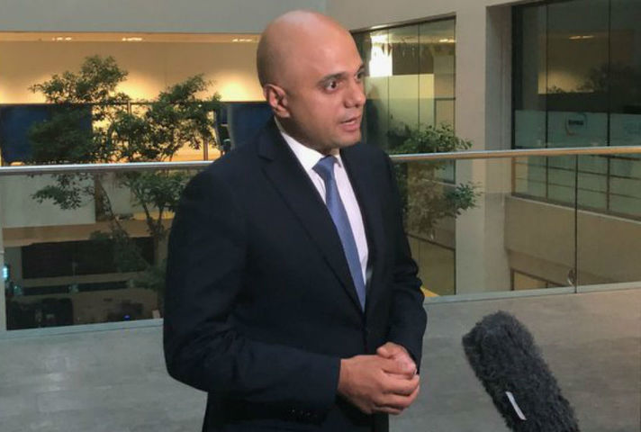 Home Secretary, Sajid Javid, makes a statement on the Westminster incident