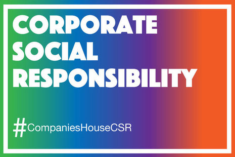 Corporate social responsibility title image.