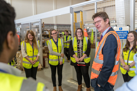 Greg Clark MP visiting Dounreay